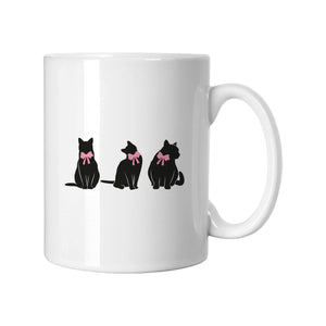 
            
                Load image into Gallery viewer, Coquette Black Cats Mug
            
        