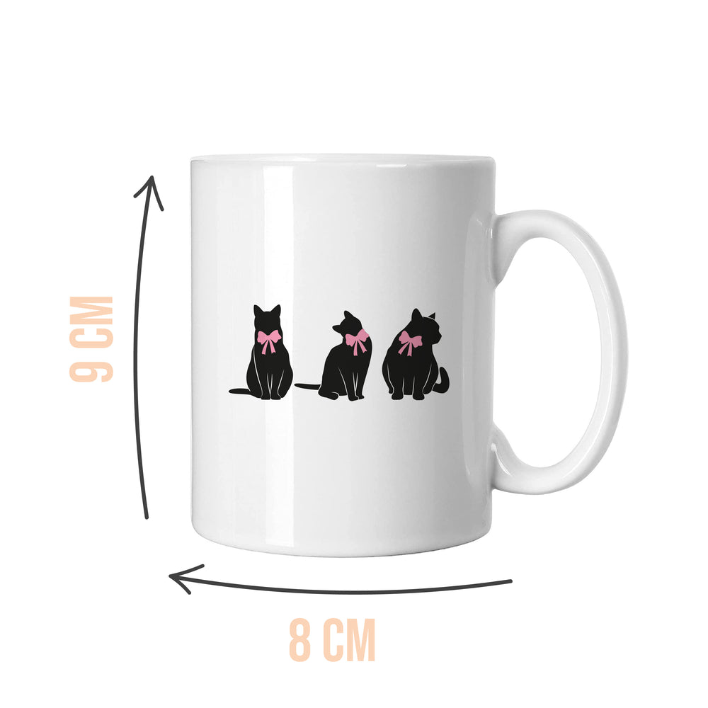 
            
                Load image into Gallery viewer, Coquette Black Cats Mug
            
        