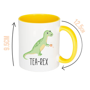 Dinosaur White Mug