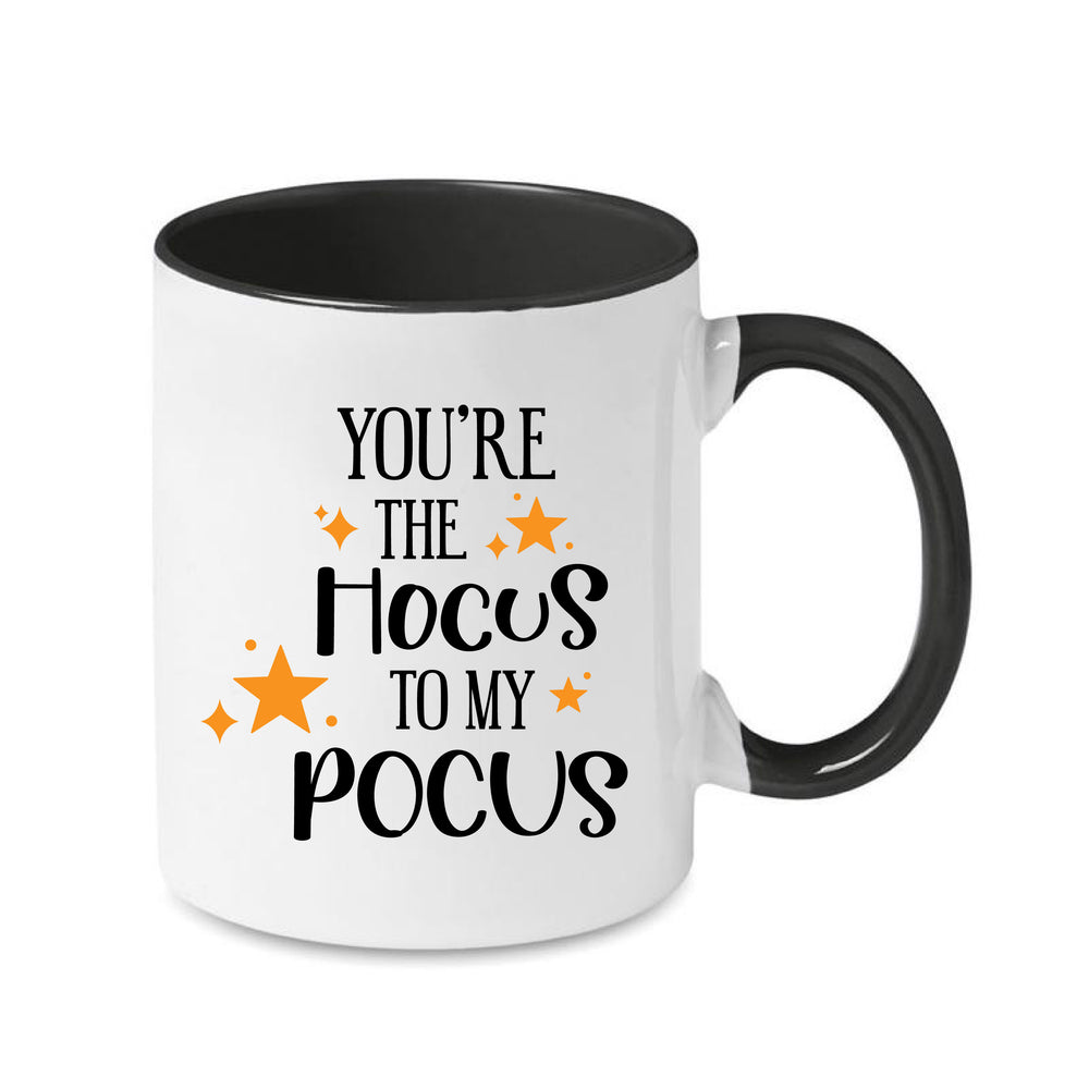 You're the Hocus to my Pocus Black Handle Mug