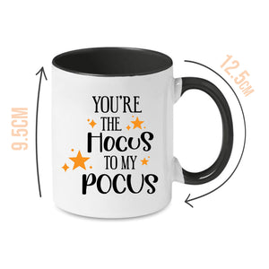 You're the Hocus to my Pocus Black Handle Mug