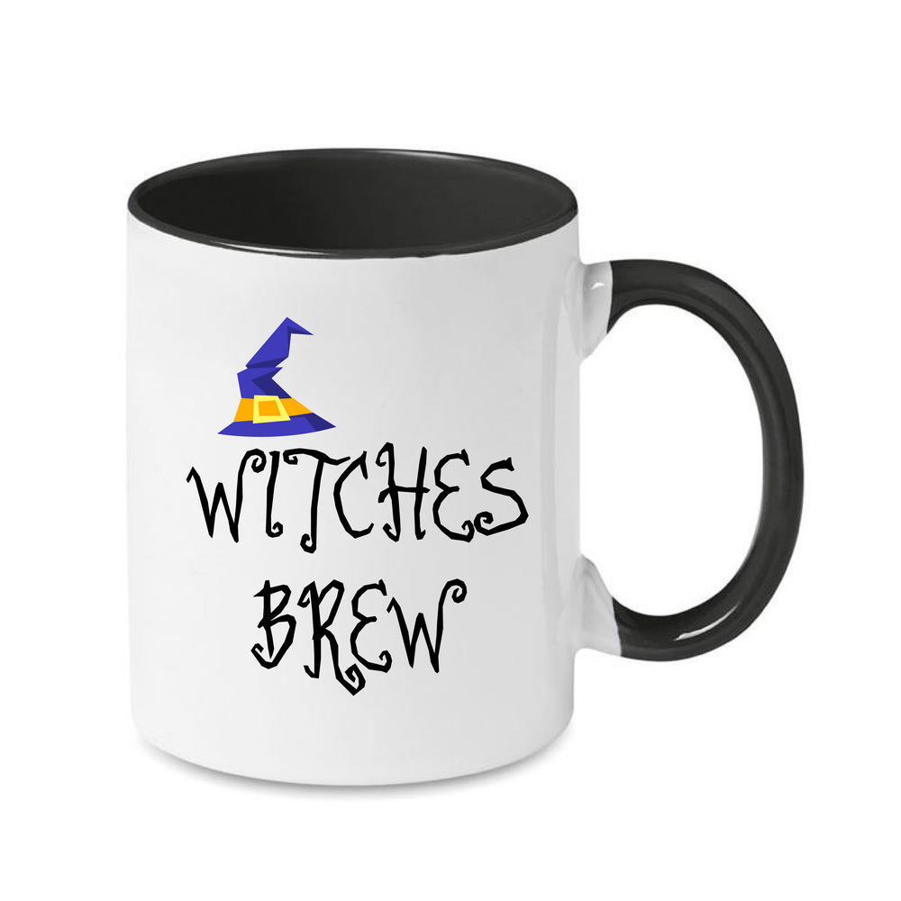 Witches Brew Black Handle Mug
