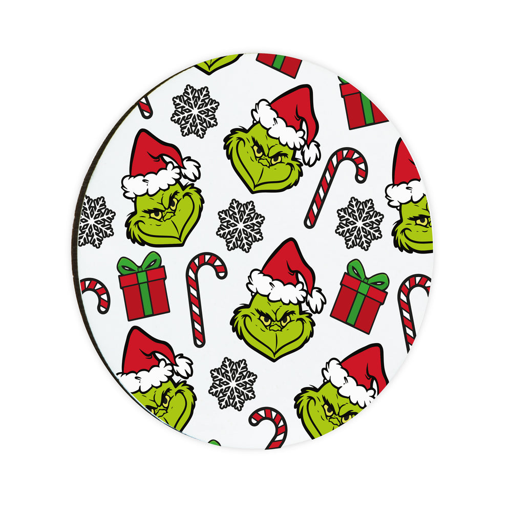 Grinchmas Circle Coaster