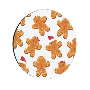 Gingerbread Friends Circle Coaster