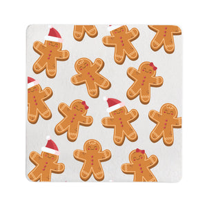 Gingerbread Friends Square Coaster