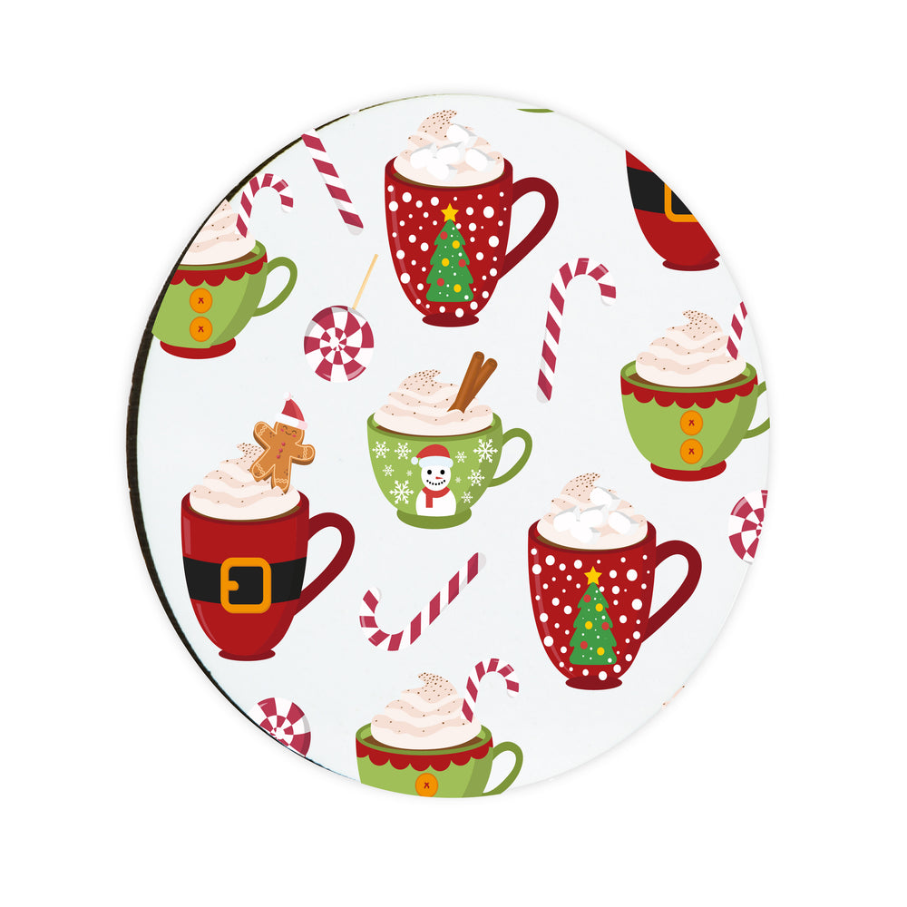 Hot Chocolate Circle Coaster