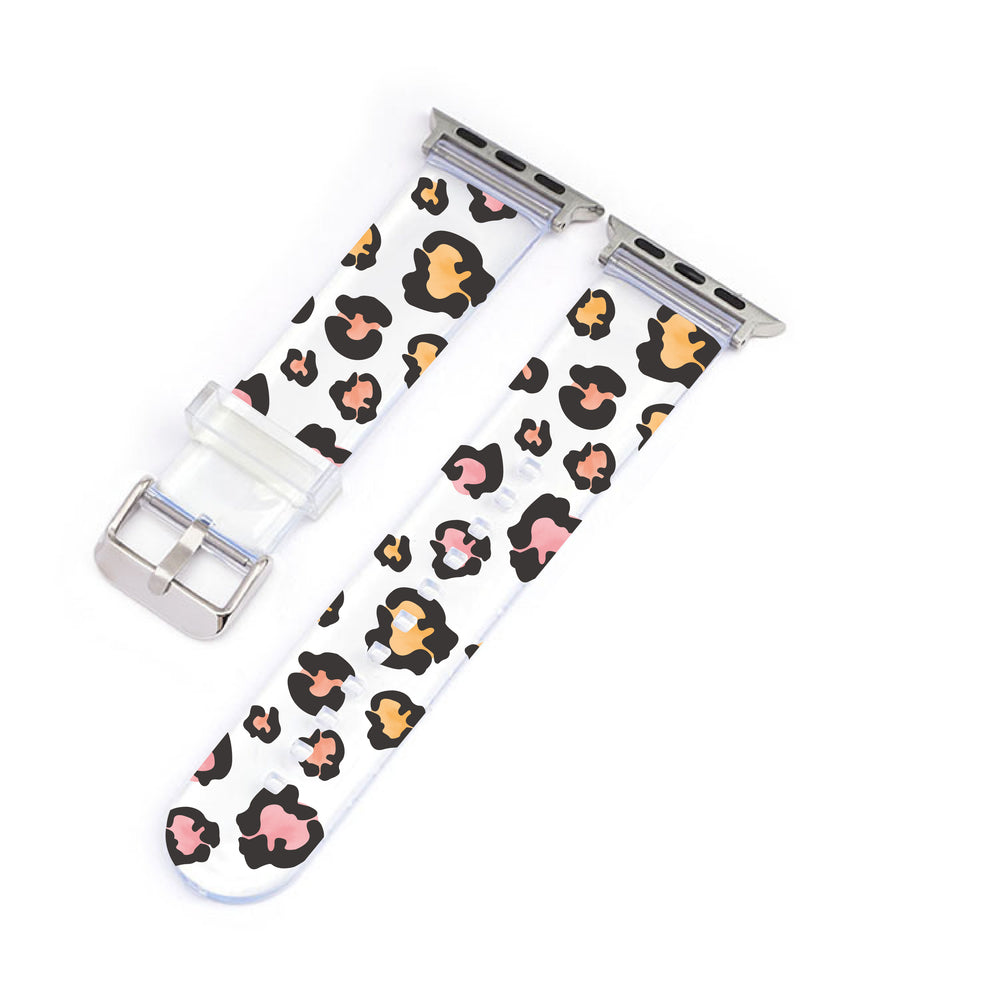 Black Stars Moons Clear Astrology Apple Watch Strap – LoveCases