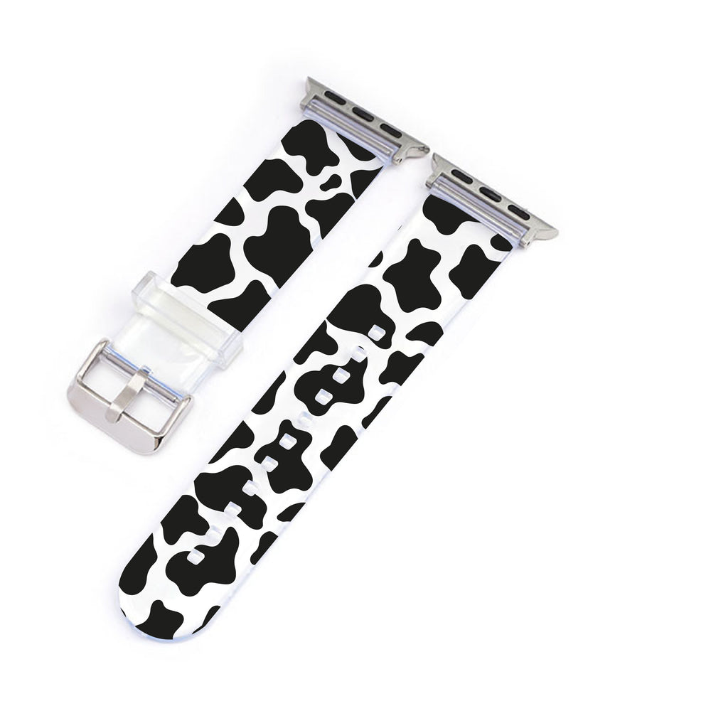 Black Stars Moons Clear Astrology Apple Watch Strap – LoveCases