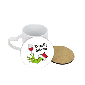 Drink Up Grinches Circle Coaster