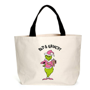 
            
                Load image into Gallery viewer, Bad &amp;amp; Grinchy Tote
            
        