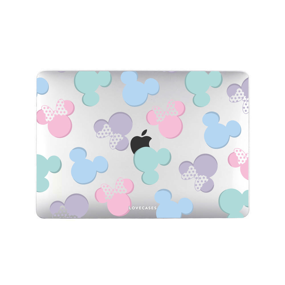 Pastel Mickey & Minnie MacBook Case