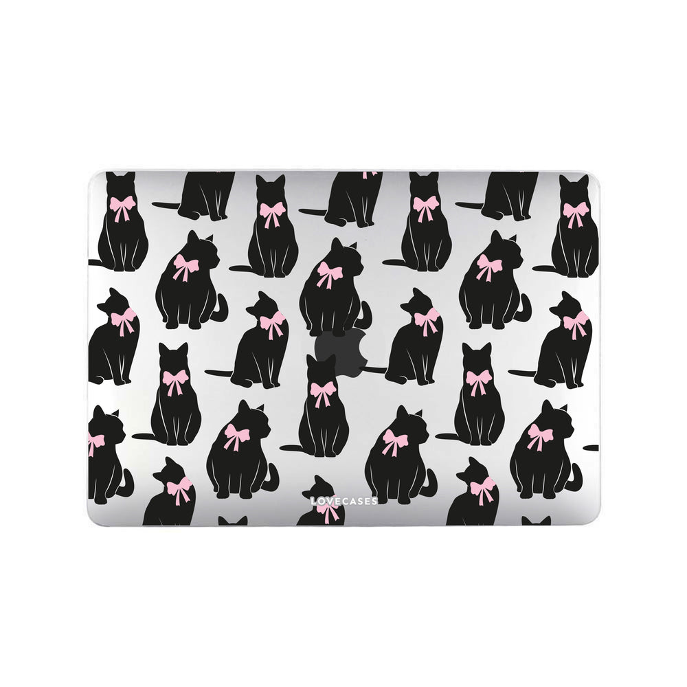 Coquette Black Cats MacBook Case