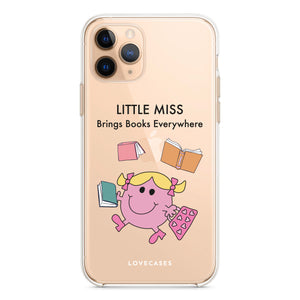 Little Miss Brings Books Everywhere Phone Case