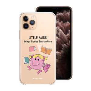 Little Miss Brings Books Everywhere Phone Case