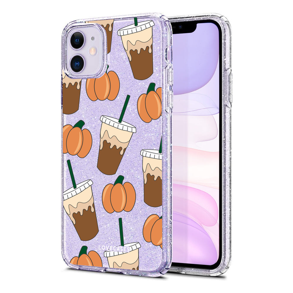 Caramel Macchiato Glitter Phone Case