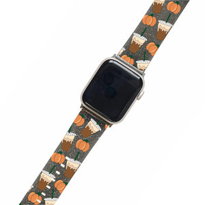 
            
                Load image into Gallery viewer, Caramel Macchiato Black Glitter Smartwatch Strap
            
        