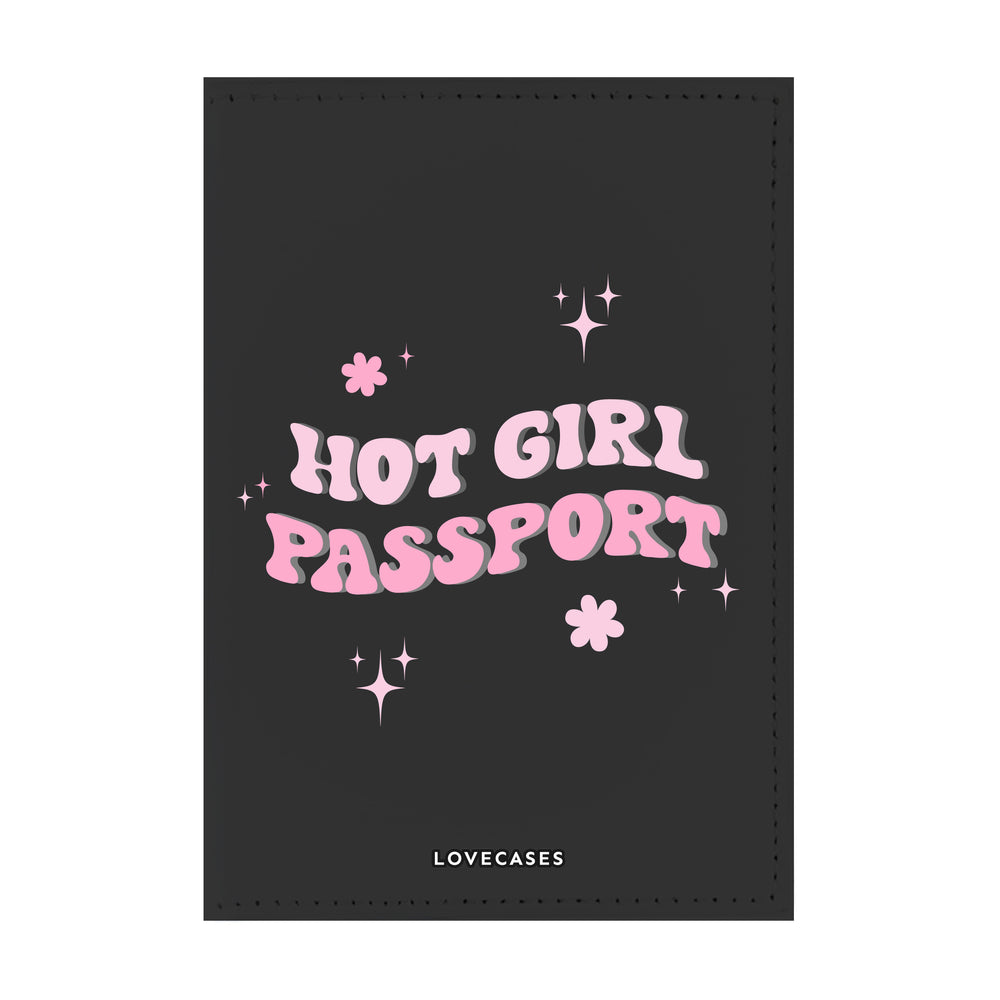 Black Hot Girl Passport Cover