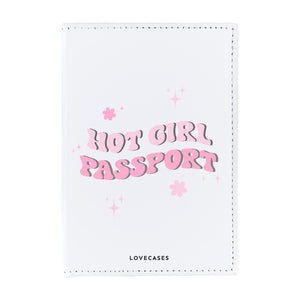 White Hot Girl Passport Cover