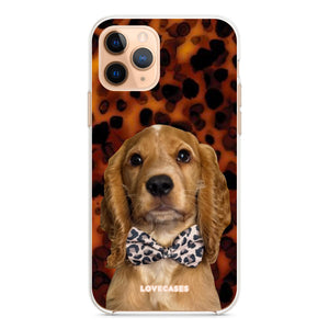 Personalised Tortoise Shell Pet Portrait Phone Case