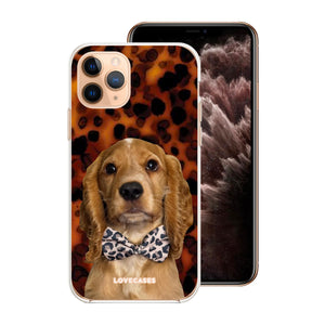 Personalised Tortoise Shell Pet Portrait Phone Case
