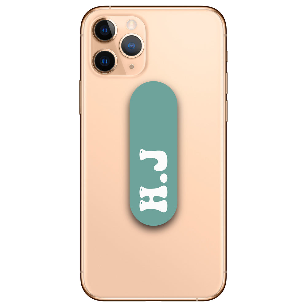 Personalised Bubble Initials Phone Loop