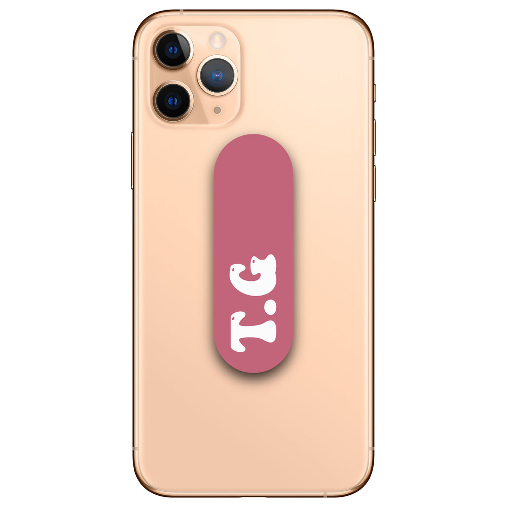 Personalised Bubble Initials Phone Loop