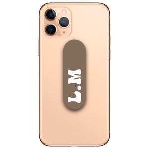 Personalised Bubble Initials Phone Loop