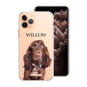 Personalised Minimalist Pet Portrait Phone Case