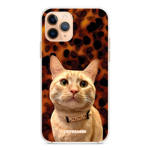 Personalised Tortoise Shell Pet Portrait Phone Case