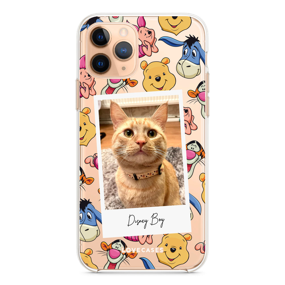 Personalised Disney Boy Polaroid Pet Phone Case