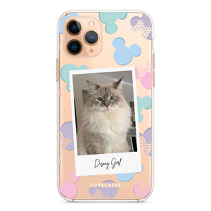 Personalised Disney Girl Polaroid Pet Phone Case