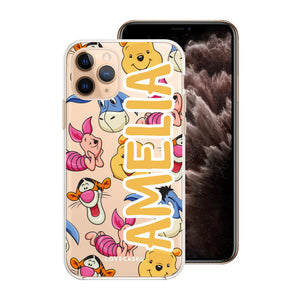 Personalised Winnie & Friends Phone Case