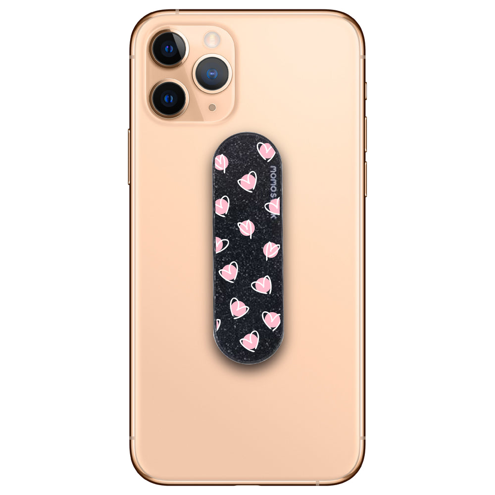 Scattered Hearts Glitter Phone Loop