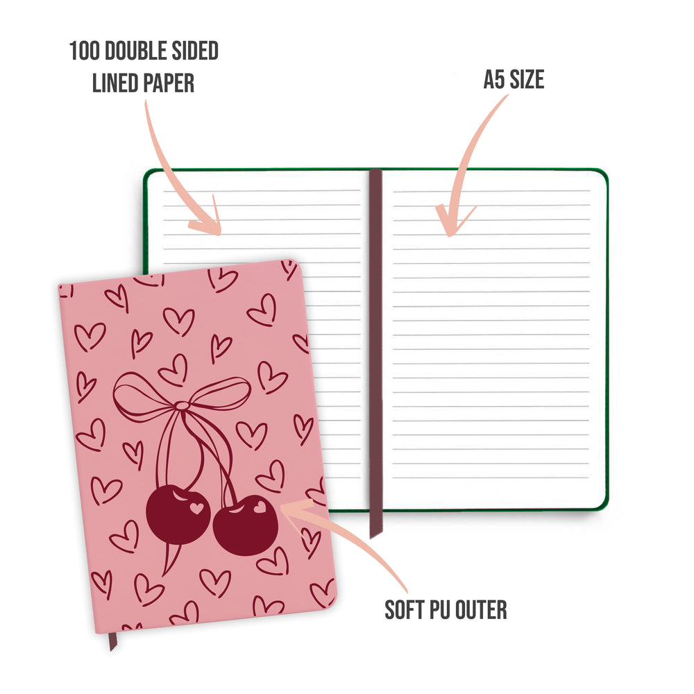 Personalised Cherry Coded Notebook – LoveCases