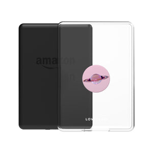 Pink Planet Kindle Grip Pop Holder & Stand