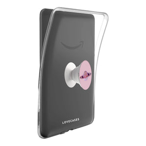 Pink Planet Kindle Grip Pop Holder & Stand