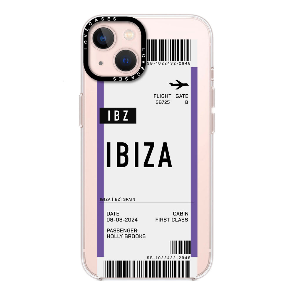 Personalised Boarding Pass Premium Phone Case