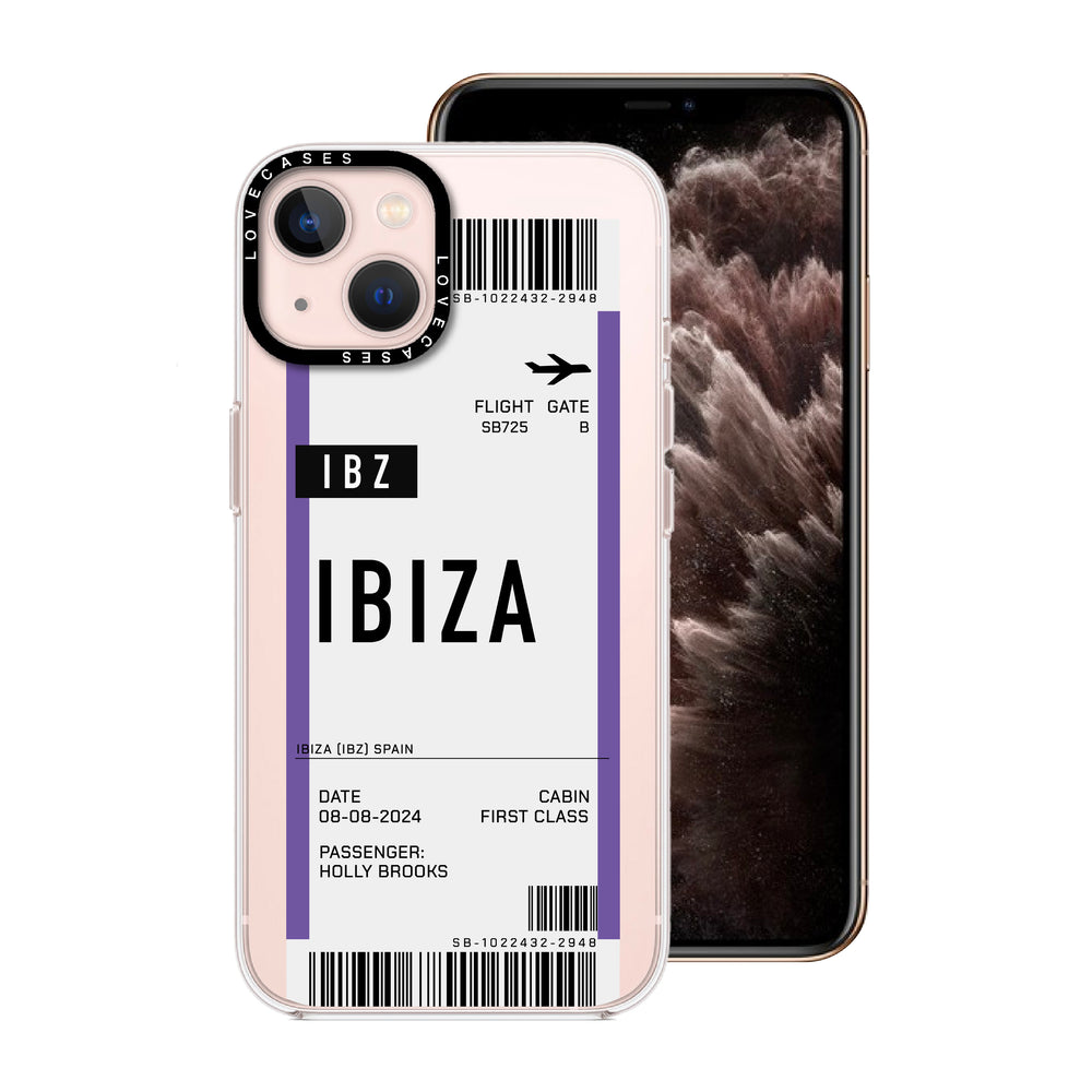 Personalised Boarding Pass Premium Phone Case