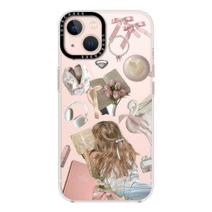 Blonde Soft Girl Aesthetic Premium Phone Case