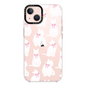 Coquette White Cats Premium Phone Case