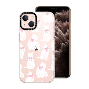 Coquette White Cats Premium Phone Case