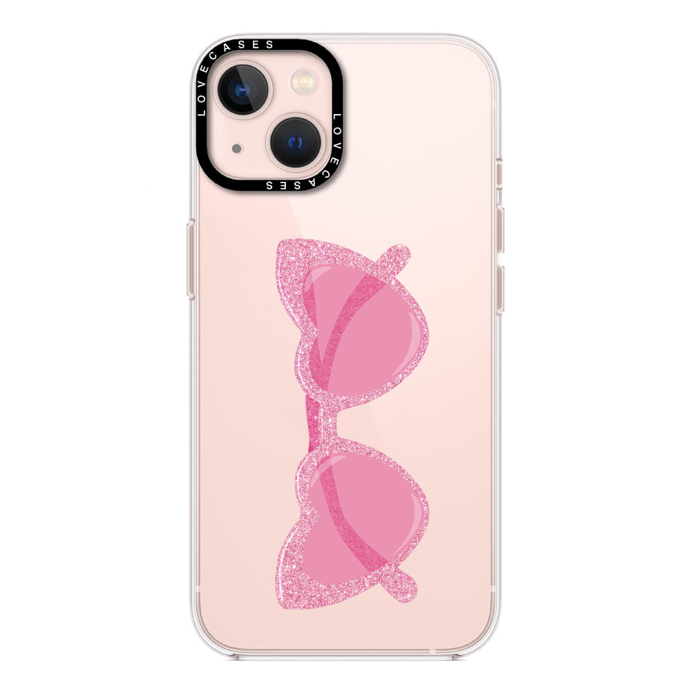 
            
                Load image into Gallery viewer, Pink Heart Sunglasses Premium Phone Case
            
        