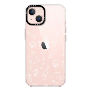 White Summer Holidays Premium Phone Case