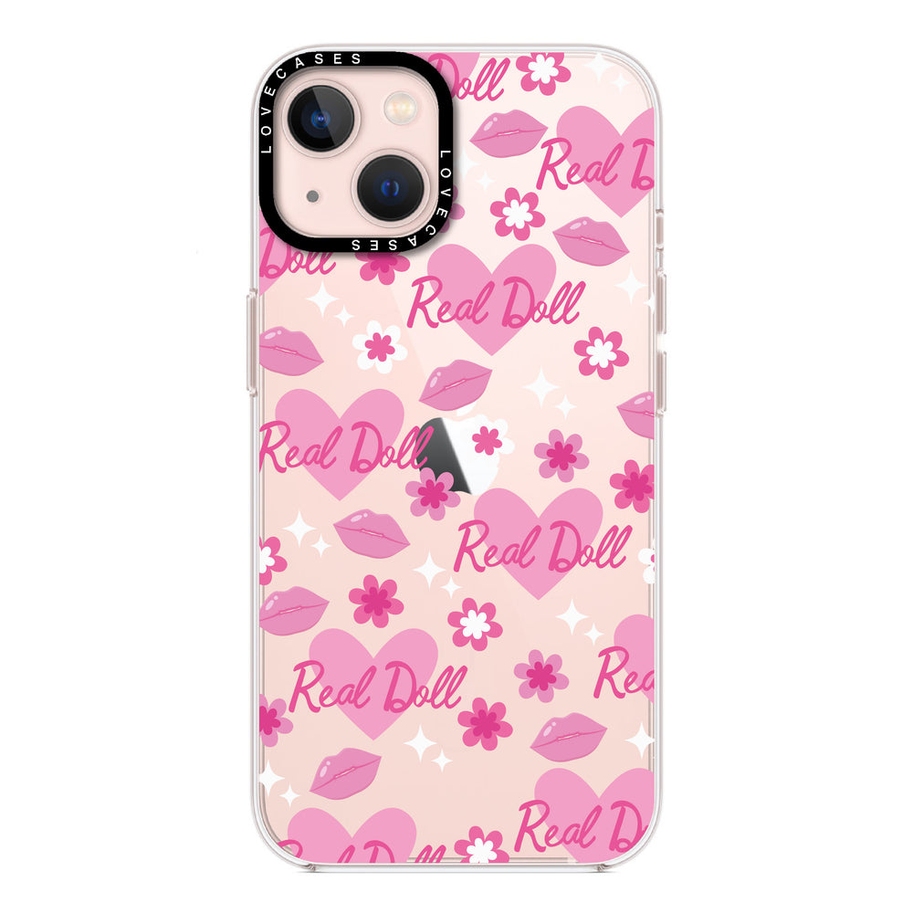 
            
                Load image into Gallery viewer, Pink I&amp;#39;m A Real Doll Pattern Premium Phone Case
            
        