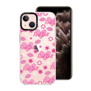 
            
                Load image into Gallery viewer, Pink I&amp;#39;m A Real Doll Pattern Premium Phone Case
            
        