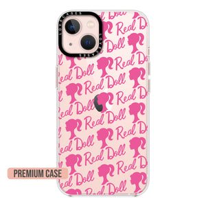 Bright Pink Doll Pattern Phone Case