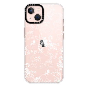 White Winnie & Friends Premium Phone Case