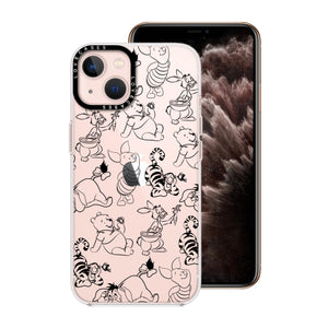 Black Winnie & Friends Premium Phone Case