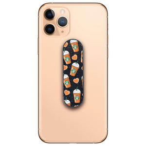 Pumpkin Spice Frappe Glitter Phone Loop