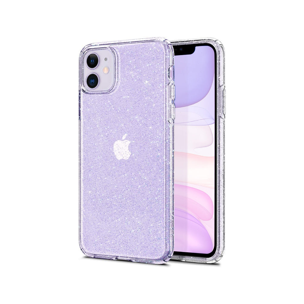 Apple Iphone Iphone 11 Purple Glitter Case AS PLATINUM Apple
